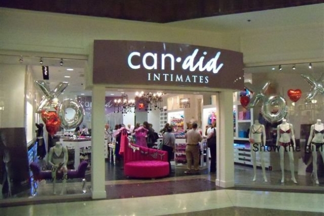 Completed Exterior of Candid Intimates Retail Storefront