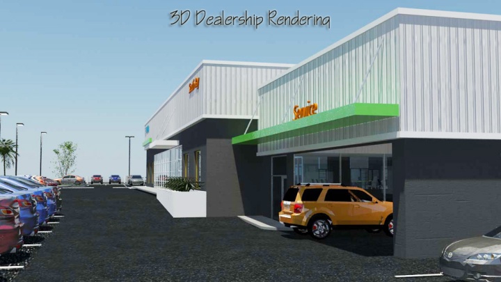 Mazda, Dealership, RVD, Ryans Virtual Design, 3D, Rendering, Redesign